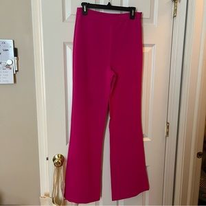 High waisted pink pants